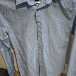 H&M light blue button-down shirt. Mens Size Xs