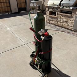 Victor Cutting Torch Set With Almost New Tanks