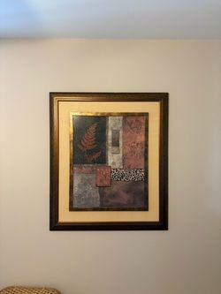 Framed Botanical Abstract Wall Art
