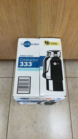 INSINKERATOR CONTRACTOR 333 FOOD WASTE DISPOSER.