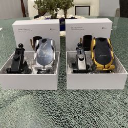 Car Wireless Charger  Auto-Clamping Car Mount Windshield Dash Air Vent Phone Holder