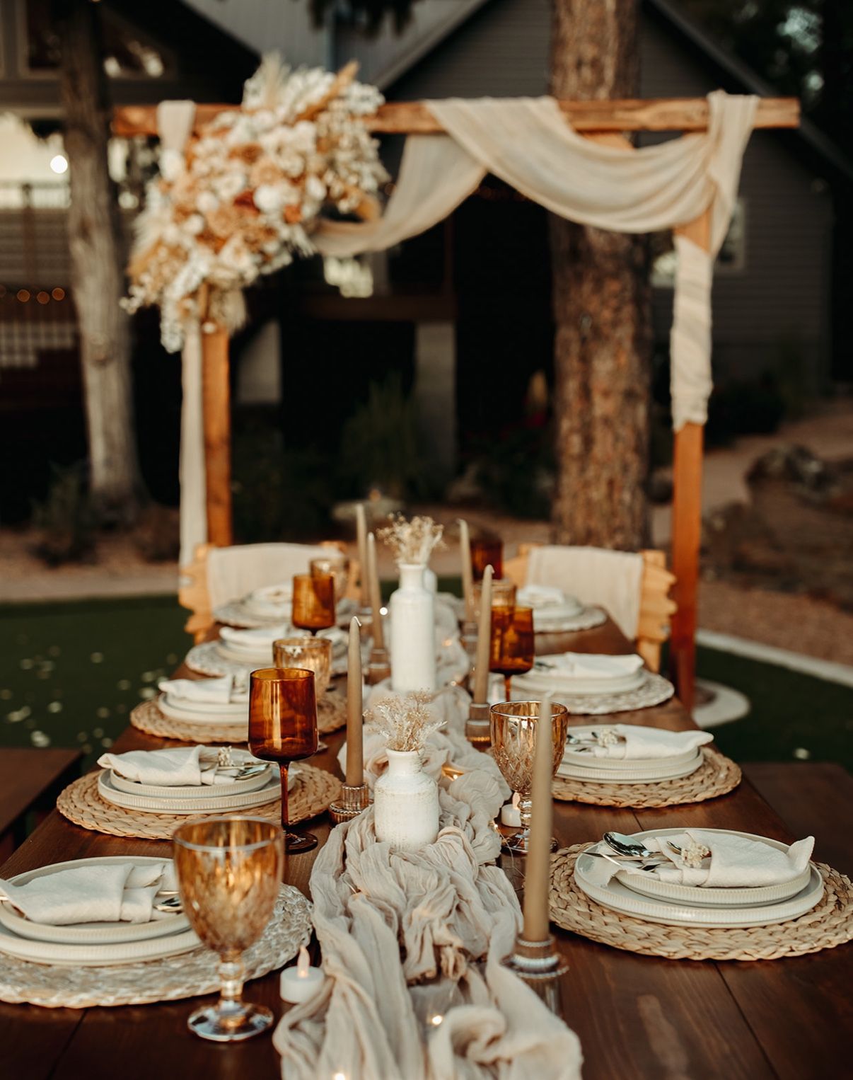 Handmade Table And Benches