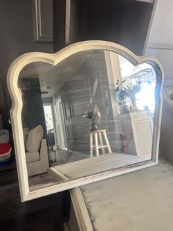 Vintage Framed Mirror. Heavy