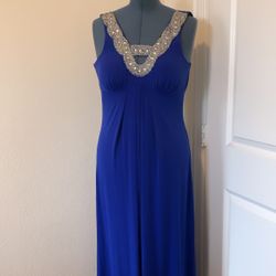 Royal Blue Evening Dress