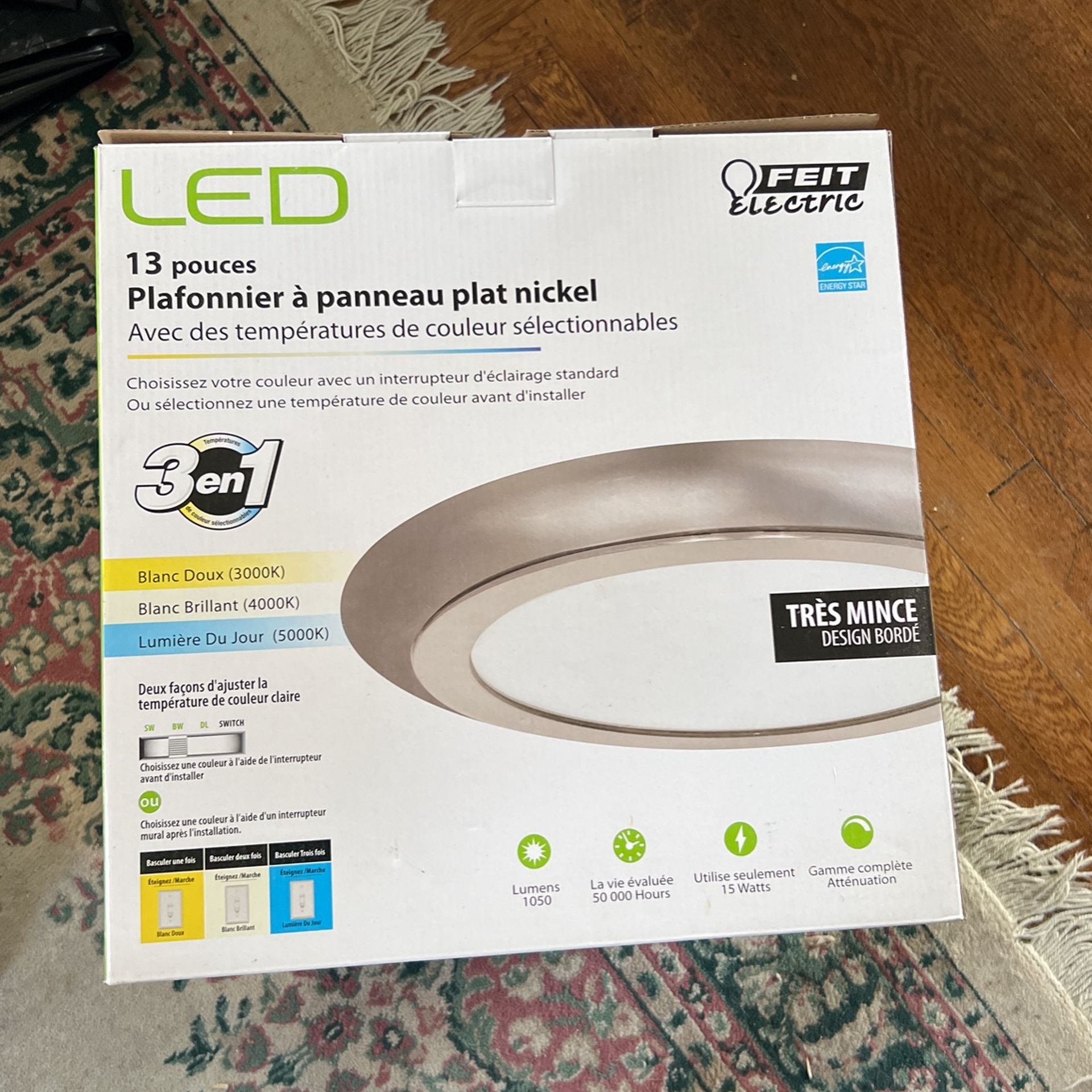 LED Flat Panel Ceiling Lights (New)