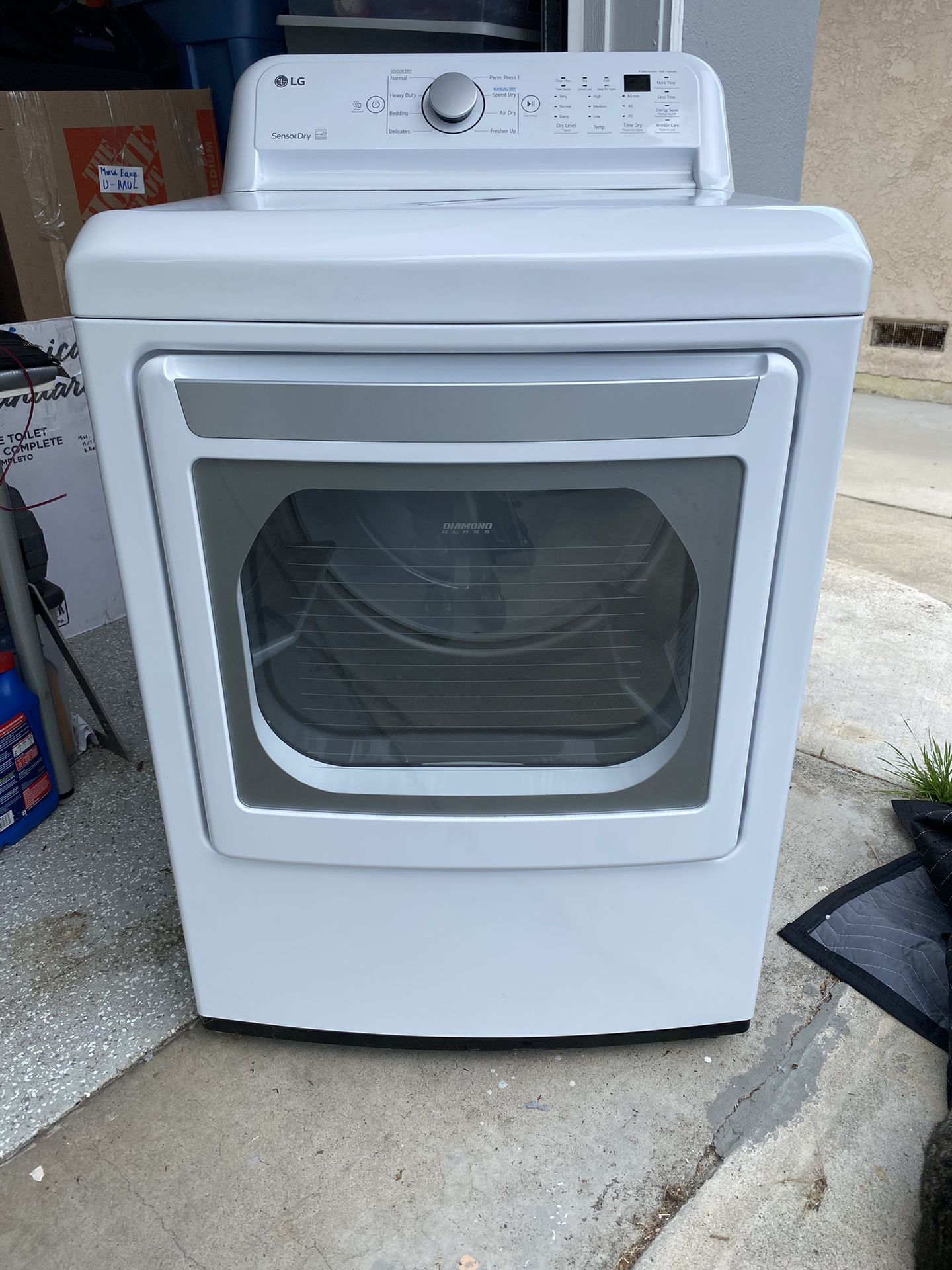LG #DLR7150W Electric dryer