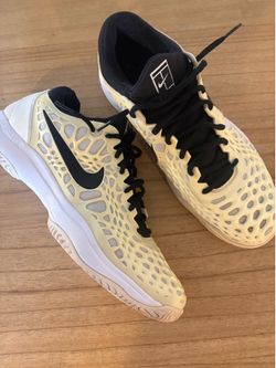 Nike Zoom Cage 3 HC Hard Court 2018 Tennis Shoes Mens  918193-101 Sz 11.5 US