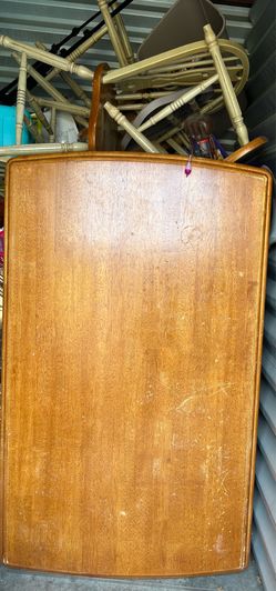 Table with matching hutch