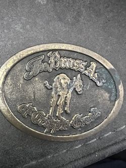 Cripple Creek , CO- BRASS ASS BELT BUCKLE-it Looks Like It’s Been In A Saloon Brawl!  