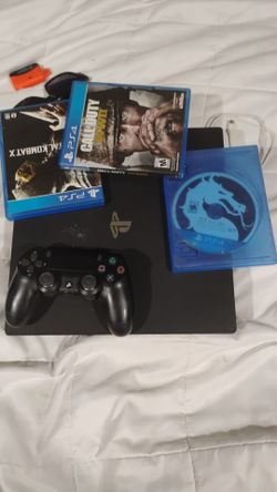 PS4 Pro Console with Controller and Games