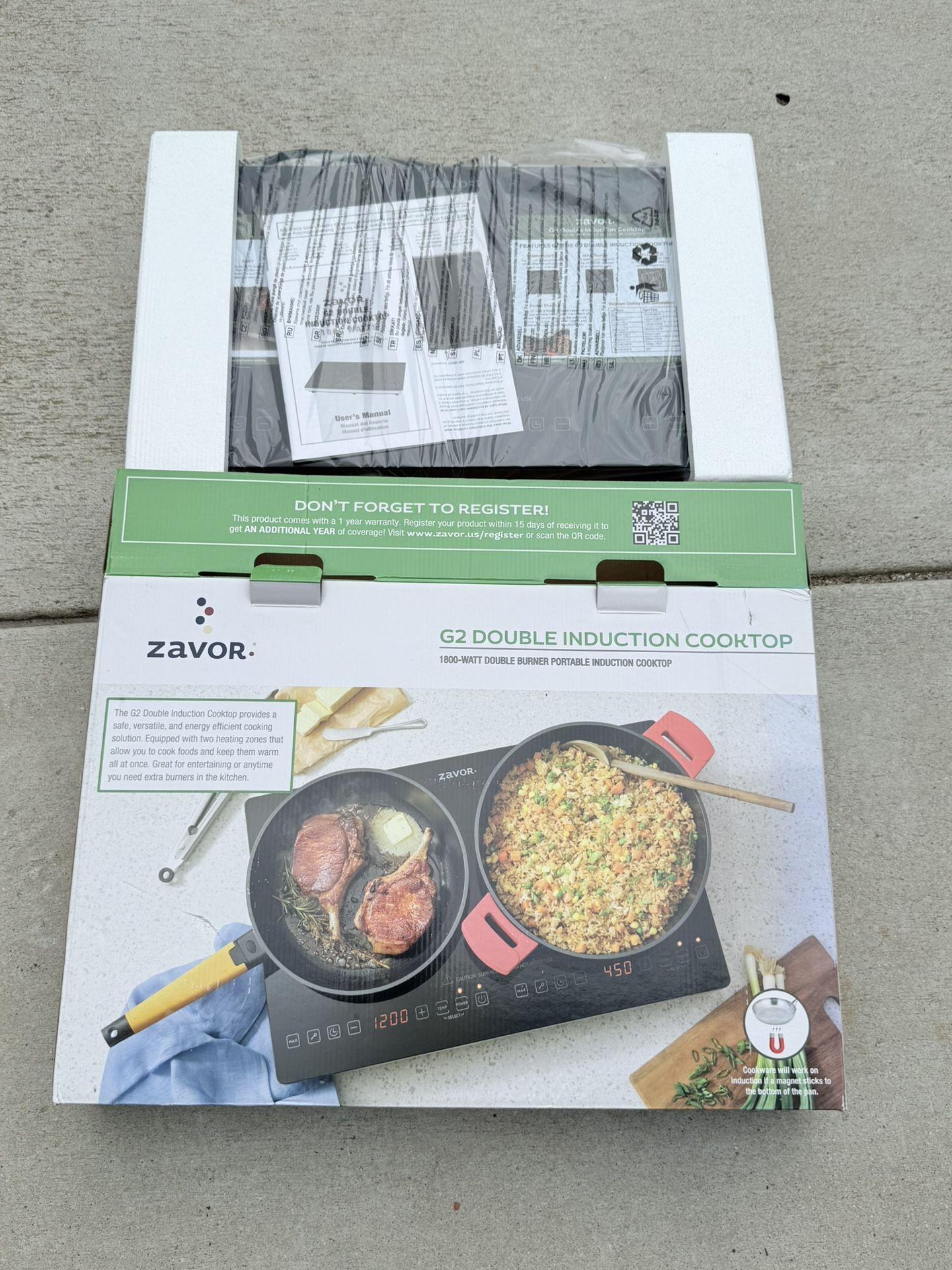 Savor G2 double induction cooktop