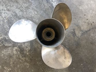 Quicksilver stainless prop