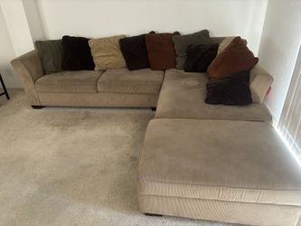 Ashley Furniture Sectional W/ Ottoman