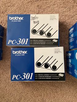 Brother PC-301 printer cartridges $15 both