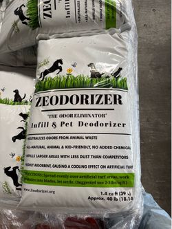 Zeodorizer organic turf infill **Great for pet usage**