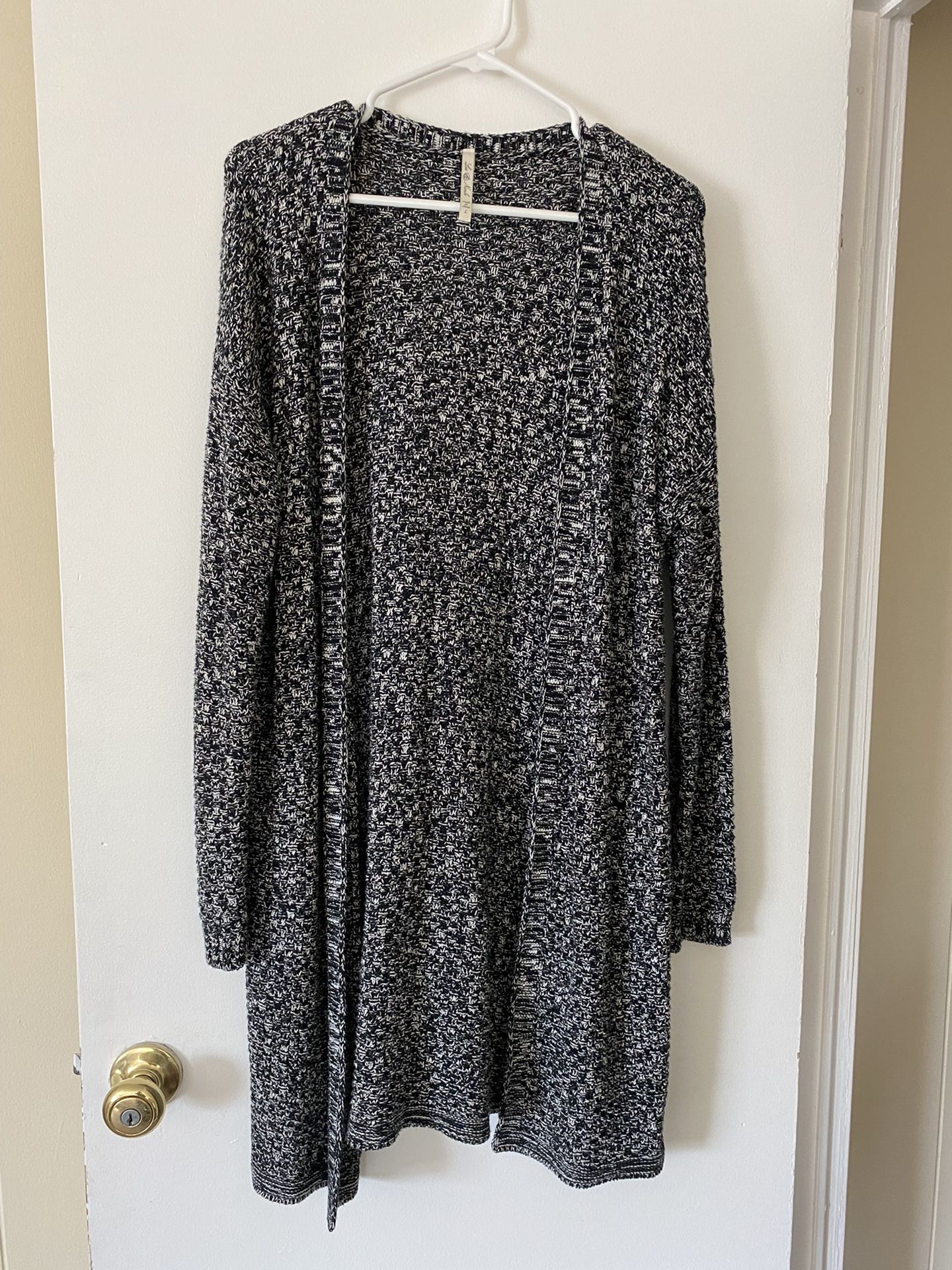 Leo and Nicole cardigan sweater