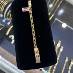 10k Gold Chino Bracelet 