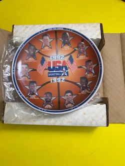 The First Ten Chosen Collectors Plate USA Basketball Team 1992 NBA Dream Team