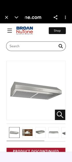 Brian Stainless Steel Over The Range Fan