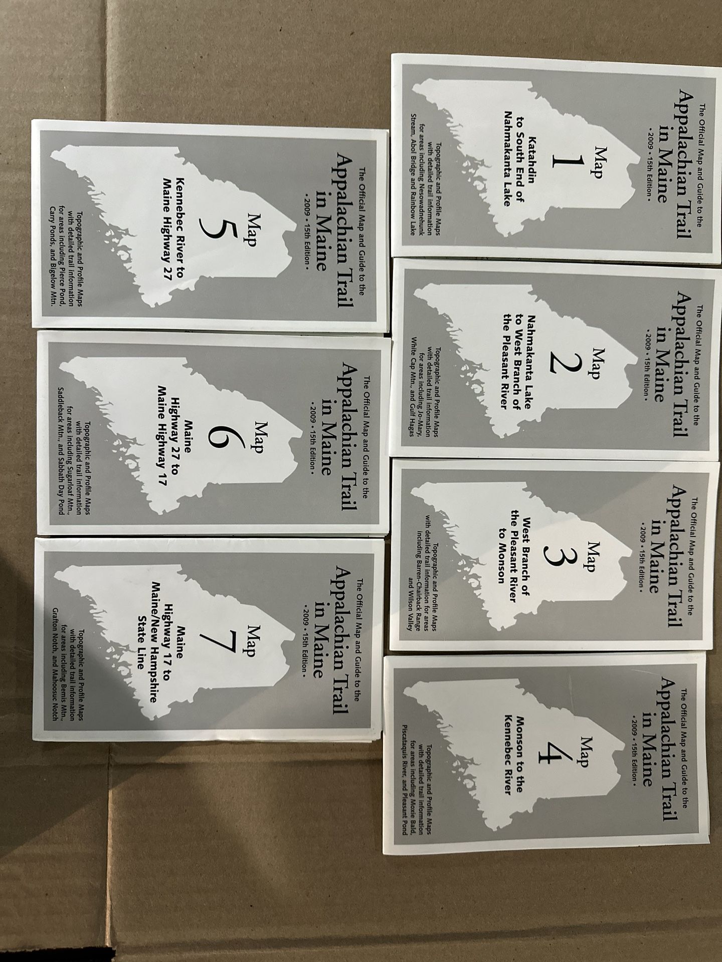 Appalachian Trail Map Set