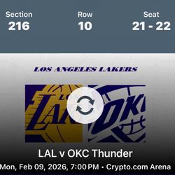 Lakers Vs OKC