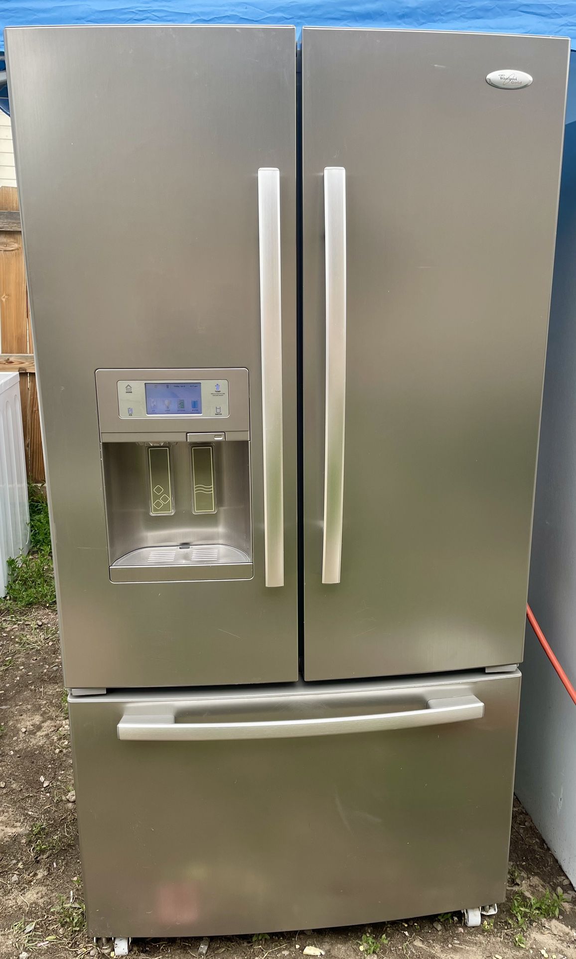 Refrigerador Gris Whirlpool