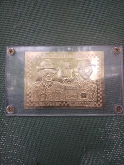 Nascar Collector Card Dale And Richard