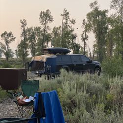 Truck Camping Set Up