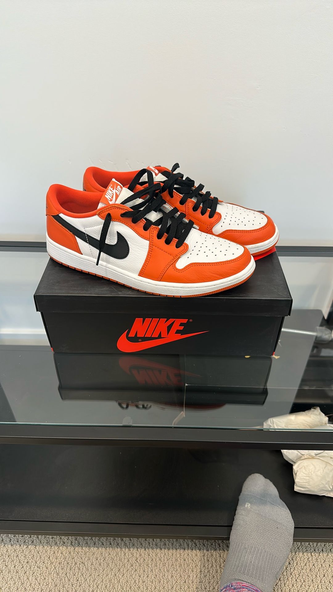 Jordan 1 Low OG Starfish aka SBB(shattered Backboard) Sz 12