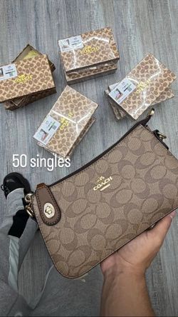 Coach Signature Wristlet Clutch