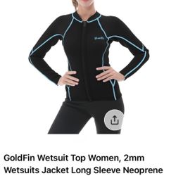 GoldFin Wetsuit Top Women, 2mm