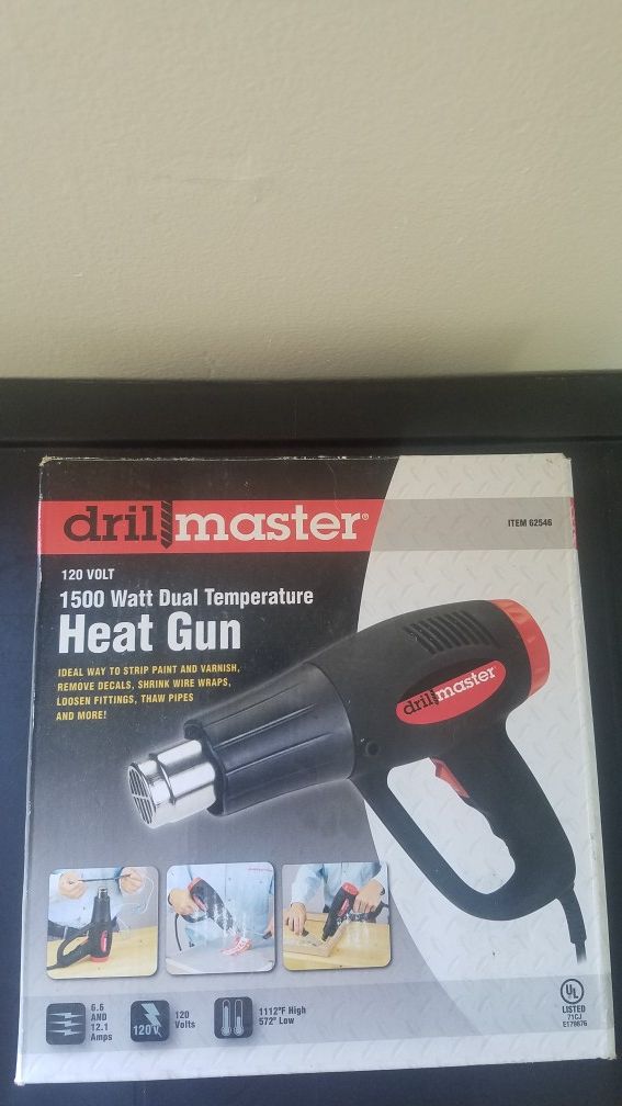 $10 LIKE NEW drill master heat gun