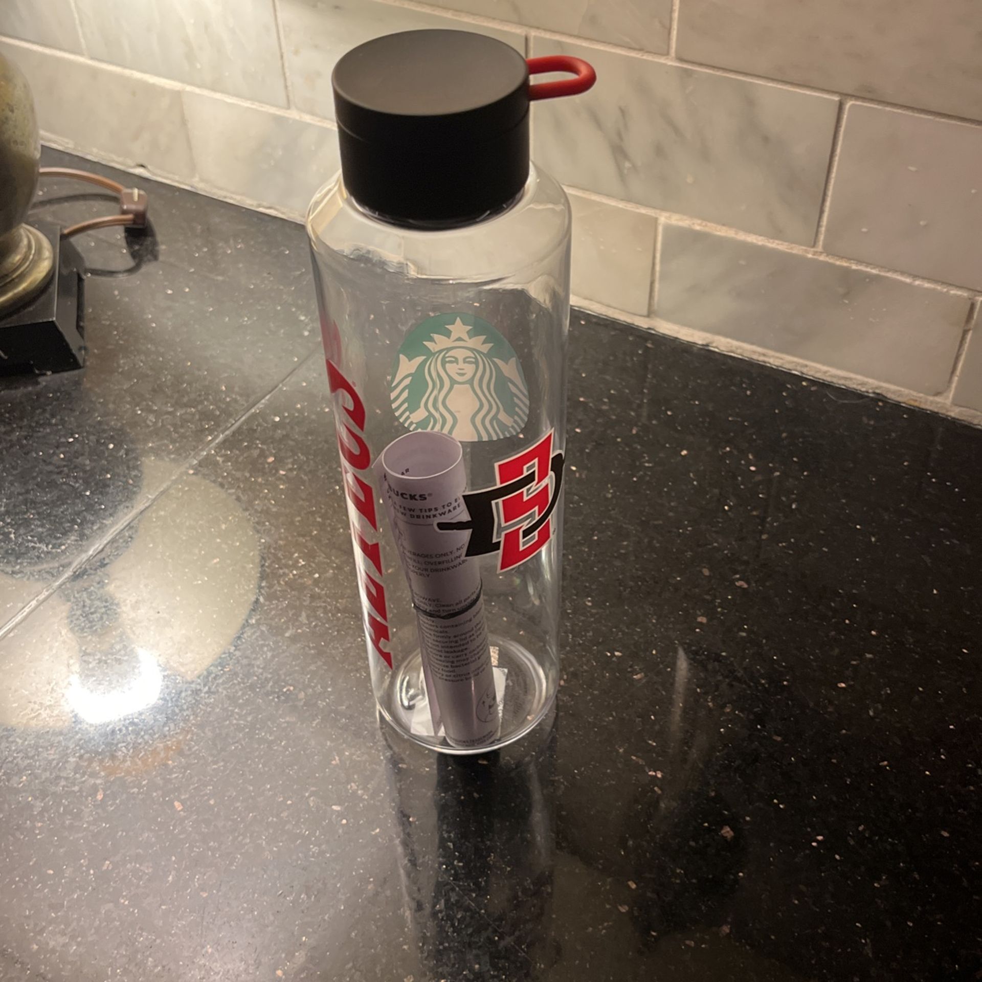 San Diego State Starbucks Water bottle