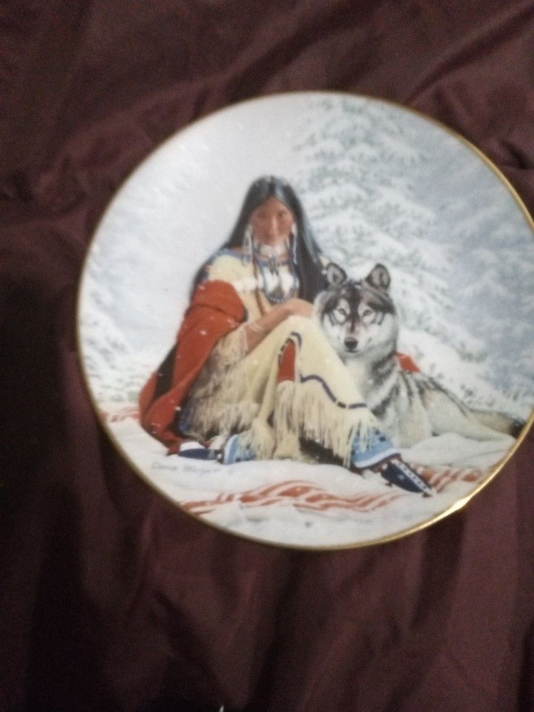 Hamilton Collectors Native American Decorative Plates