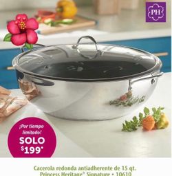 CACEROLA DE 15 QT ANTIADHERENTE DE PRINCESS HOUSE 🌼🌼🌼