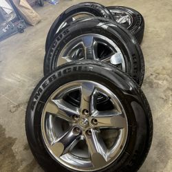 20 Inch Dodge Ram 1500 Wheels Rims Tires 5x5.5 Rumble Bee Srt10