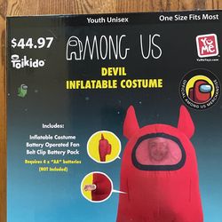 Among Us Devil Inflatable Costume 