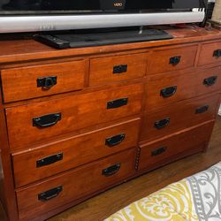 Wood Pine Dresser