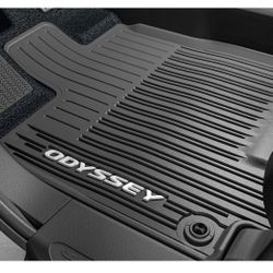 2018-2026 Genuine Honda Odyssey Black All Season Floor Mats OEM 08P17-THR-110A