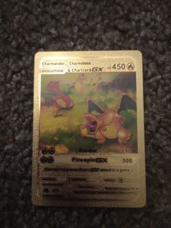 Charmander, Charmeleon And Charizard Golden Edition