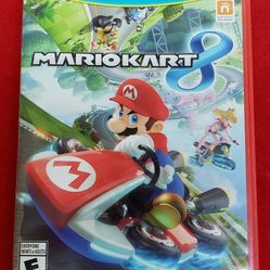 Mario Kart 8 Video Game For Nintendo Wii U - Working