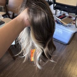 Hair Toppers for Women Fluffy Hair Topper 10inch Handmade Swiss Base Hairpieces 360° Cover Hairloss 