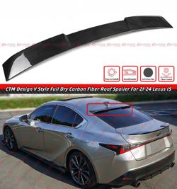 21-26 Lexus IS300 IS350 IS500 Carbon Fiber Rear Window Roof Spoiler