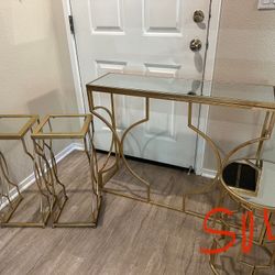 Gold Accent Tables 