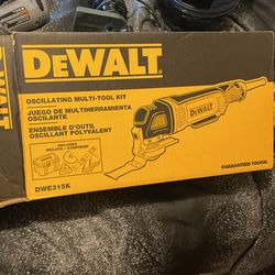 Brand New Dewalt Oscillating Multi Tool Kit 
