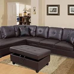 BRAND NEW 3 PIECES SECTIONAL COUCH IN ORIGINAL BOX