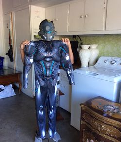 Halo costume 10-12 jumpsuit & mask