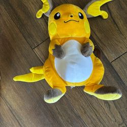 Raichu Pokémon plushy