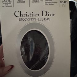 Vintage Christian Dior leg stocking 2 pk