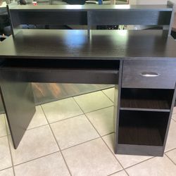 Black Wood Desk